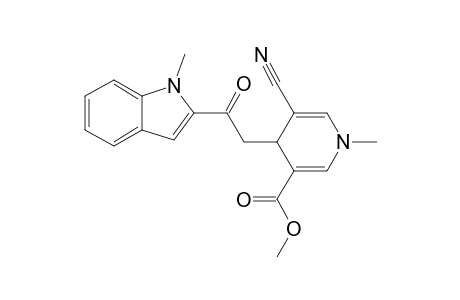 3-CYANO-5-(METHOXYCARBONYL)-1-METHYL-4-[((1-METHYL-2-INDOLYL)-CARBONYL)-METHYL]-1,4-DIHYDROPYRIDINE