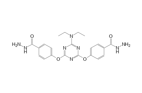 4-({4-(diethylamino)-6-[4-(hydrazinocarbonyl)phenoxy]-1,3,5-triazin-2-yl}oxy)benzohydrazide