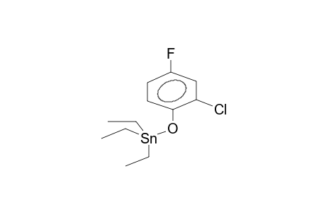 TRIETHYLTIN 2-CHLORO-4-FLUOROPHENOLATE