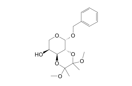 2-Benzyloxy-8,9-dimethoxy-8,9-dimethyl-3,7,10-trioxabicyclo[4.4.0]decan-5-ol
