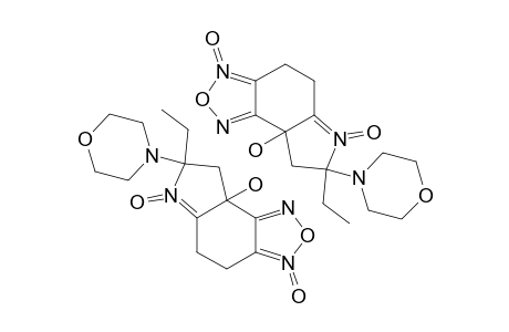 7-(N-MORPHOLINYL)-7-ETHYL-8A-HYDROXY-4,5,8,8A-TETRAHYDRO-7-H-PYRROLO-[2.3-E]-BENZOFURAZAN-3,6-DIOXIDE