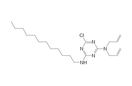 6-Chloranyl-N4-dodecyl-N2,N2-bis(prop-2-enyl)-1,3,5-triazine-2,4-diamine