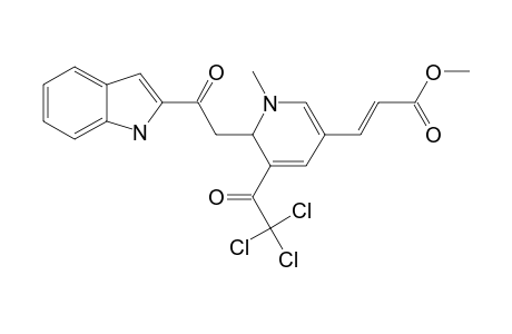 2-[(2-INDOLYLCARBONYL)-METHYL]-5-[(E)-2-(METHOXYCARBONYL)-VINYL]-1-METHYL-3-(TRICHLOROACETYL)-1,2-DIHYDROPYRIDINE
