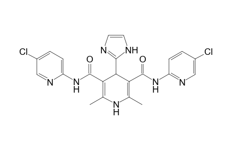 4-(2-Imidazolyl)-2,6-dimethyl-3,5-bis-N-(5-chloropyridin-2-yl)-carbamoyl-1,4-dihydropyridine
