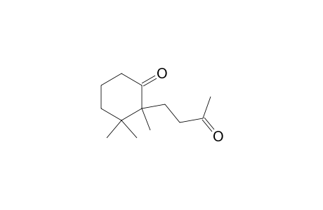 Cyclohexanone, 2,3,3-trimethyl-2-(3-oxobutyl)-