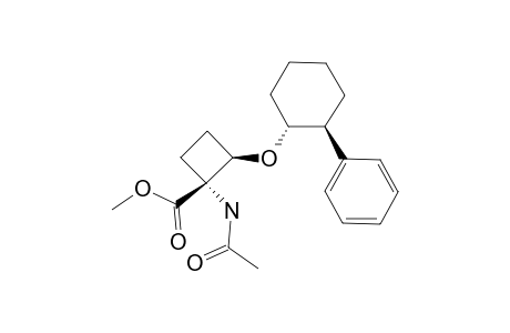 METHYL-(1R,2R,1'R,2'S)-1-ACETAMIDO-2-(2'-PHENYLCYCLOHEXYLOXY)-CYCLOBUTANE-1-CARBOXYLATE