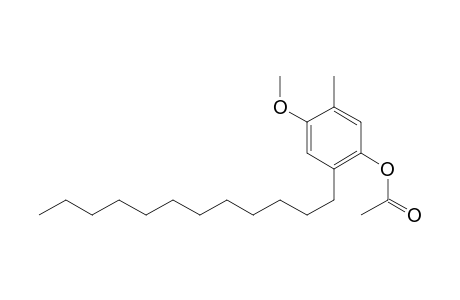 4-Acetoxy-5-dodecyl-2-methylanisole