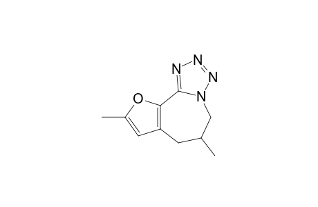 6,7-Dihydro-6,9-dimethyl-5H-furo[2,3-c]tetrazolo[1,5-a]azepine