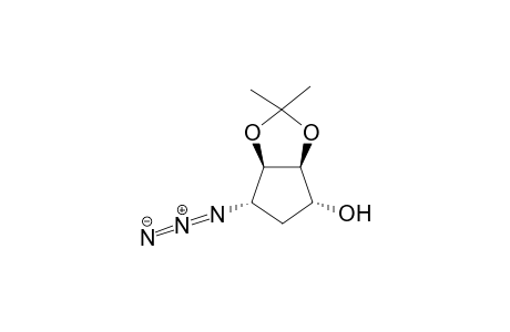 (1RS,2SR,3RS,4SR)-4-Azido-2,3-(isopropylidenesioxy)clopentan-1-ol