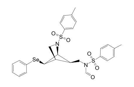 (1S*,4S*,5R*,6R*)-2-PHENYLSELENYL-2-N-PARA-TOLUENESULFONYL-6-N-(PARA-TOLUENESULFONYL)-FORMAMIDOMETHYL-2-AZABICYCLO-[2.1.1]-HEXANE