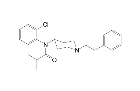 N-(2-Chlorophenyl)-2-methyl-N-[1-(2-phenylethyl)piperidin-4-yl]propanamide