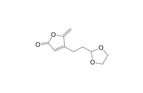 3-[2-(1,3-Dioxolan-2-yl)ethyl]-2-(methylene)dihydrofuran-5-one