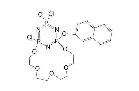 2,4-[OXYTETRAETHYLENOXY]-2-(BETA-NAPHTHOXY)-4,6,6-TRICHLOROCYCLOTRIPHOSPHAZATRIENE