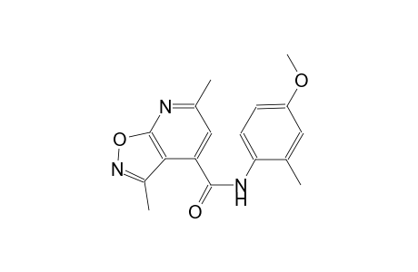 isoxazolo[5,4-b]pyridine-4-carboxamide, N-(4-methoxy-2-methylphenyl)-3,6-dimethyl-