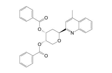 2-(3',4'-DI-O-BENZOYL-2'-DEOXY-beta-D-RIBOPYRANOSYL)-4-METHYL-QUINOLINE;beta-ISOMER