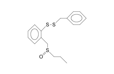 Benzyl 2-propylsulfinylmethyl-phenyl disulfide