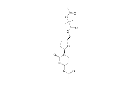 N(4)-ACETYL-5'-O-(ACETOXYISOBUTYRYL)-2',3'-DIDEOXYCYTIDINE