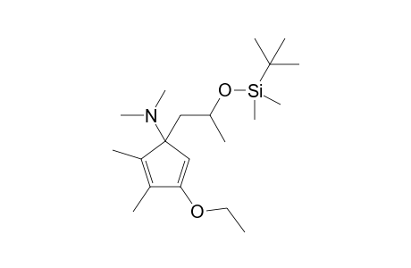 1-[2-[tert-butyl(dimethyl)silyl]oxypropyl]-4-ethoxy-N,N,2,3-tetramethyl-1-cyclopenta-2,4-dienamine