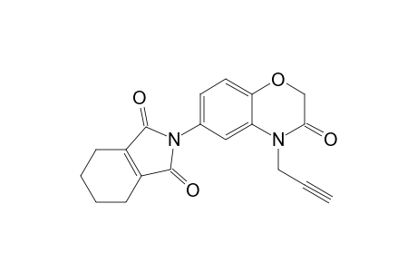 1H-Isoindole-1,3(2H)-dione, 2-[3,4-dihydro-3-oxo-4-(2-propynyl)-2H-1,4-benzoxazin-6-yl]-4,5,6,7-tetrahydro-