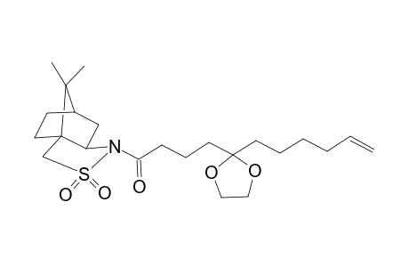 (2R)-N-(5-Ethylenedioxyundec-10-enoyl)bornane-10,2-sultamate