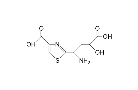 4-(4-Carboxy-thiazolyl-2)-4-amino-2-hydroxy-butanoic acid