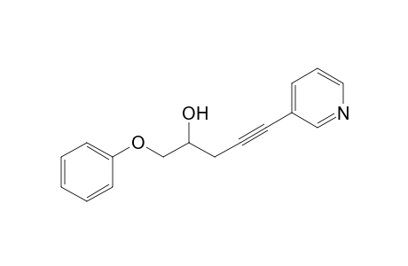 1-Phenoxy-5-(pyridin-3'-yl)pent-4-yn-2-ol