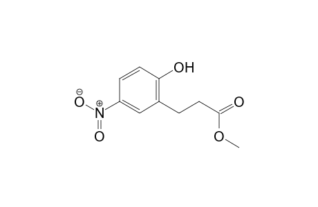 3-(2-Hydroxy-5-nitrophenyl)propanoic acid methyl ester