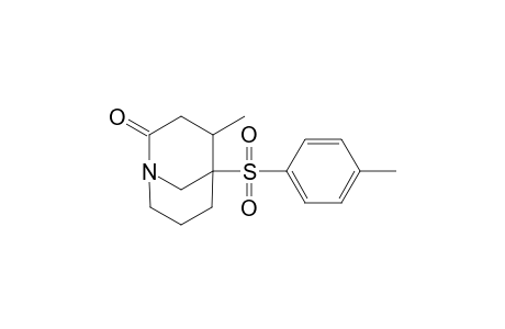 exo-4-Methyl-5-tosyl-1-azabicyclo[3.3.1]nonan-2-one