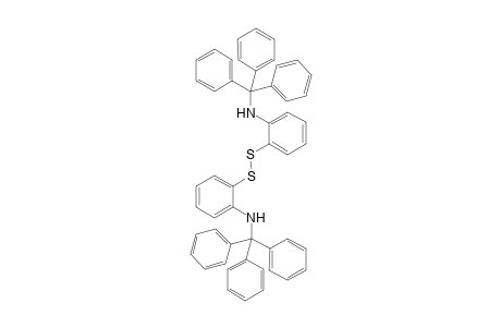 N-(triphenylmethyl)-2-[[2-[(triphenylmethyl)amino]phenyl]disulfanyl]aniline