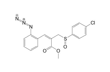 (Z)-Methyl 3-(2-azidophenyl)-2-[(4-chlorophenyl)sulfinylmethyl]-propenoate