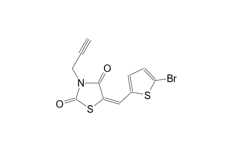 (5E)-5-[(5-bromo-2-thienyl)methylene]-3-(2-propynyl)-1,3-thiazolidine-2,4-dione