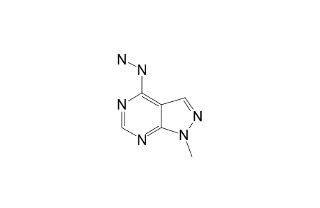 4-Hydrazino-1-methyl-1H-pyrazolo[3,4-D]pyrimidine