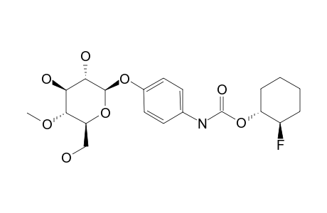 (-)-TRANS-2-FLUOROCYCLOHEXYL-N-[PARA-(4'-METHYL-BETA-D-GLUCOPYRANOSYL)]-PHENYLCARBAMATE