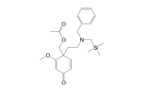 acetic acid [1-[2-(benzyl-(trimethylsilylmethyl)amino)ethyl]-4-keto-2-methoxy-1-cyclohexa-2,5-dienyl]methyl ester