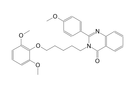 3-[5-(2,6-dimethoxyphenoxy)pentyl]-2-(4-methoxyphenyl)-4(3H)-quinazolinone
