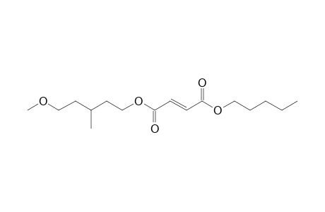 Fumaric acid, 5-methoxy-3-methylpentyl pentyl ester