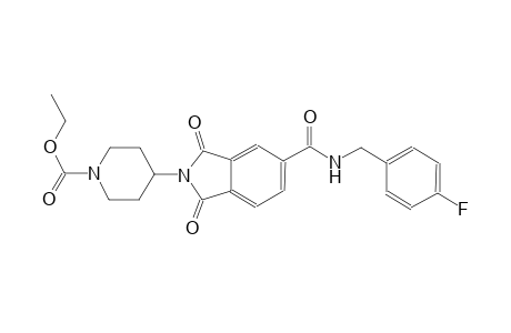 1-piperidinecarboxylic acid, 4-[5-[[[(4-fluorophenyl)methyl]amino]carbonyl]-1,3-dihydro-1,3-dioxo-2H-isoindol-2-yl]-,