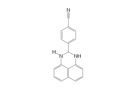 p-(2,3-dihydroperimidin-2-yl)benzonitrile