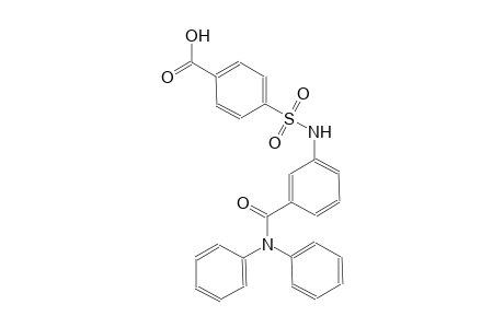 4-({3-[(diphenylamino)carbonyl]anilino}sulfonyl)benzoic acid