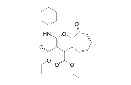 Diethyl 2-(Cyclohexylamino)-4,9-dihydro-9-oxocyclohepta[b]pyran-3,4-dicarboxylate