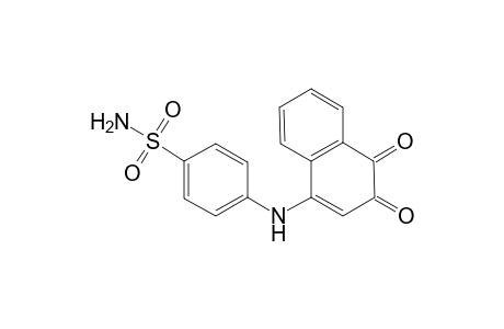 Benzenesulfonamide, 4-[(3,4-dihydro-3,4-dioxo-1-naphthalenyl)amino]-