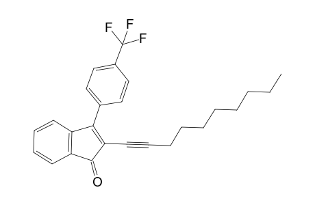 2-(Dec-1-yn-1-yl)-3-[4-(trifluoromethyl)phenyl]-1H-inden-1-one