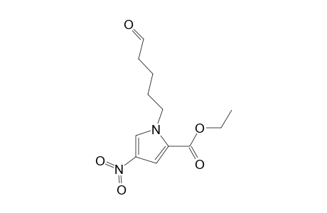 Ethyl 1-(5-oxopentyl)-4-nitro-2-pyrrolecarboxylate