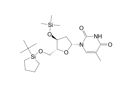 Thymidine, 5'-O-[1-(1,1-dimethylethyl)silacyclopent-1-yl]-3'-O-(trimethylsilyl)-