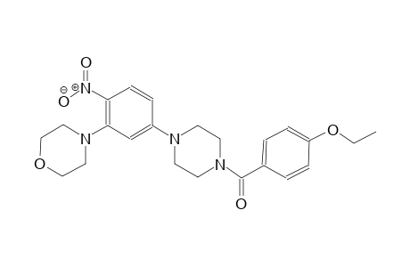 4-{5-[4-(4-ethoxybenzoyl)-1-piperazinyl]-2-nitrophenyl}morpholine