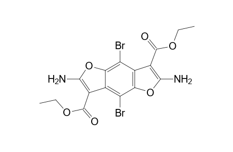 2,6-Diamino-4,8-dibromo-furo[2,3-f]benzofuran-3,7-dicarboxylic acid diethyl ester