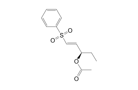(R)-1-(phenylsulfonyl)-1-penten3-ol Acetate