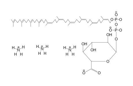 ALPHA-D-GLUCOPYRANOSYLURONIC ACID, 1-MORAPRENYLPYROPHOSPHATE,TRIAMMONIUM SALT