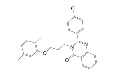 4(3H)-quinazolinone, 2-(4-chlorophenyl)-3-[3-(2,5-dimethylphenoxy)propyl]-