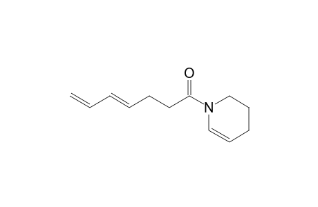 1,4,5,6-Tetrahydro-1-(4',6'-heptadienoyl)-pyridine